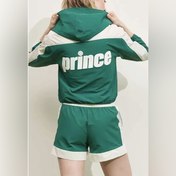 Prince x Target Sports Zip Jacket and Shorts Set - Green - Picture 1 of 9